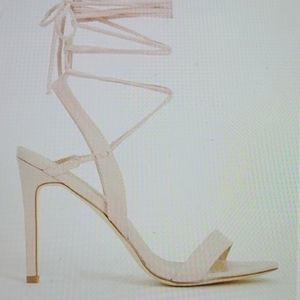 JuatFab "Rafaela" lace-up heels